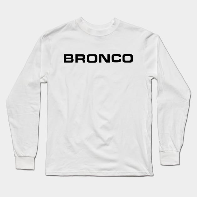 1978-79 Bronco Logo Long Sleeve T-Shirt by The OBS Apparel